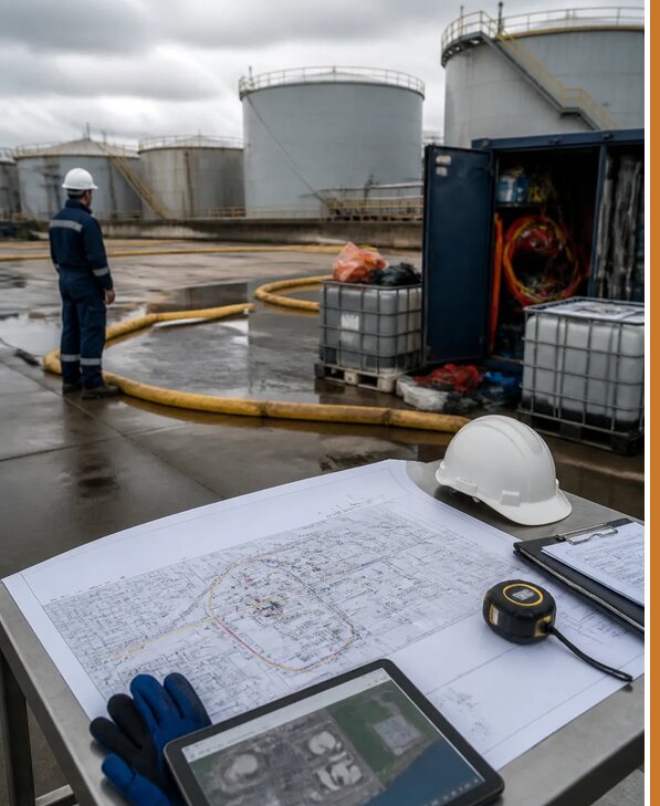 Разработка плана ликвидации разливов нефти в Находке